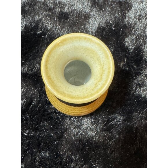 Vintage Handcrafted Ceramic Mini 4" Vase Earthy Tones Signed - Picture 3 of 5